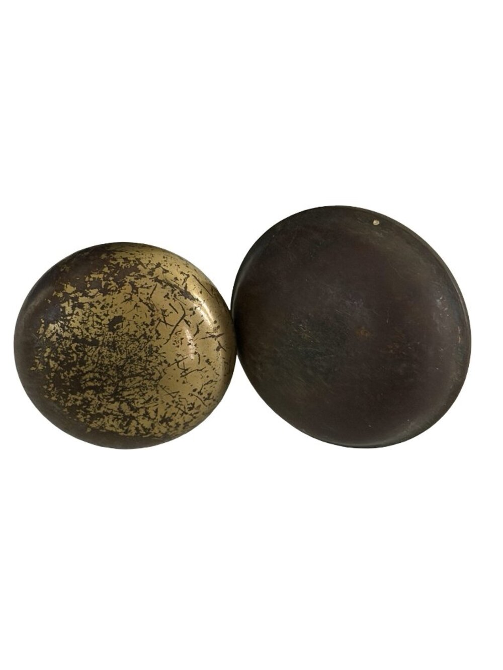 Vintage Antique Mismatched Metal Door Knobs 2" 2-1/4" Architectural Salvage